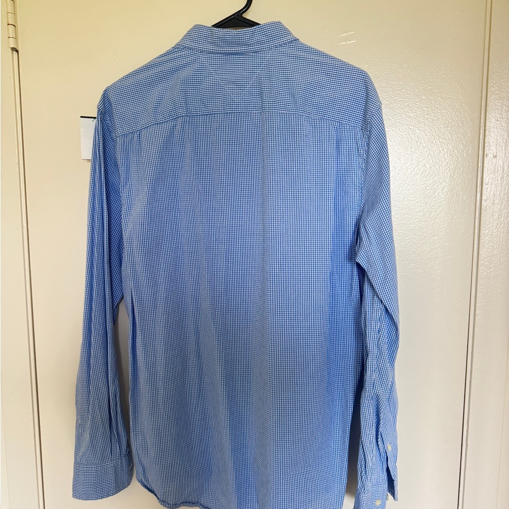 Tommy Hilfiger Blue Casual Button Down Shirt - Picture 2 of 4